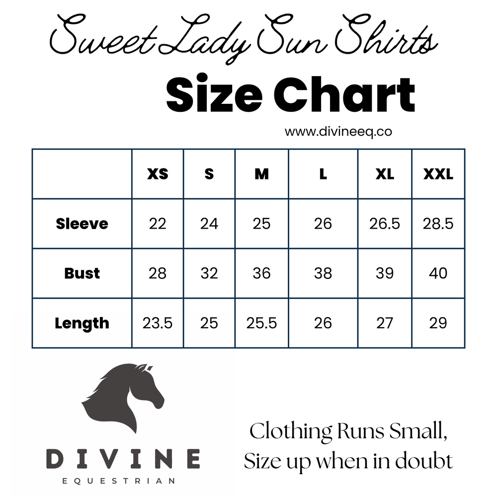Divine Equestrian Sweet Lady Sun Shirt - Hot Pink