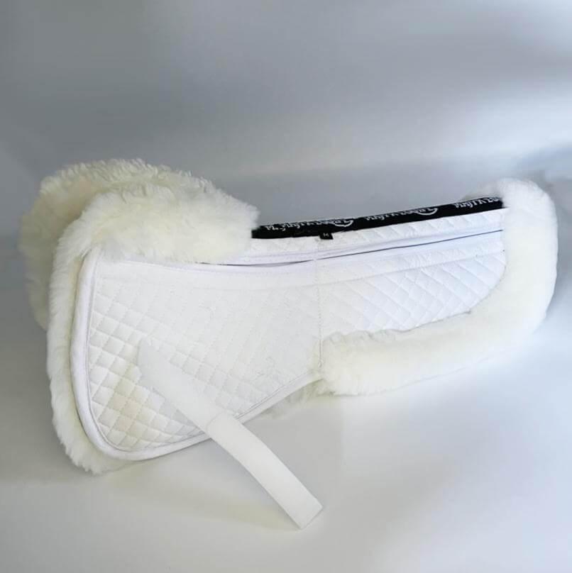 Majyk Equipe Ergonomic Full Fleece Correction Half Pad with Impact Protection Shims