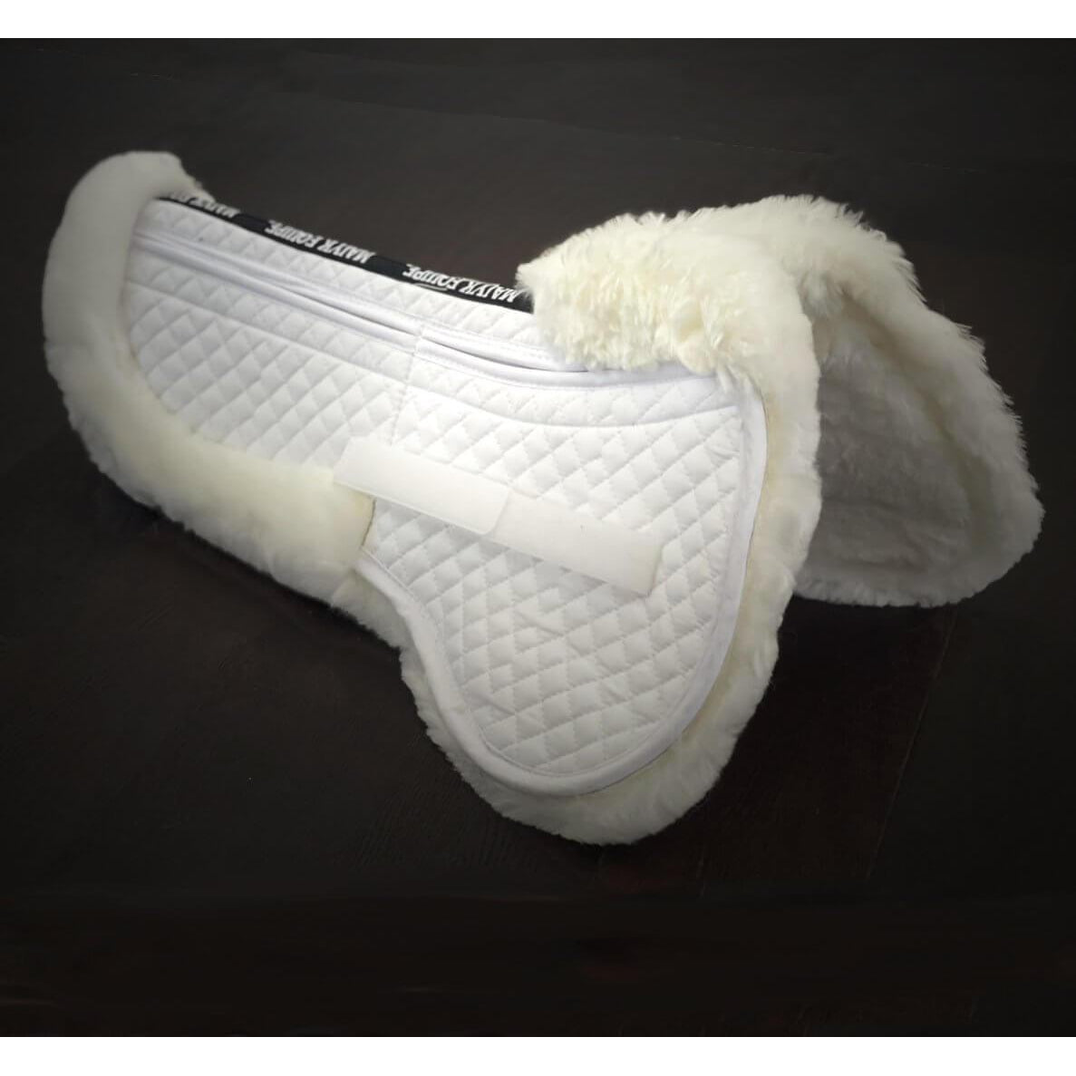 Majyk Equipe Ergonomic Full Fleece Correction Half Pad with Impact Protection Shims