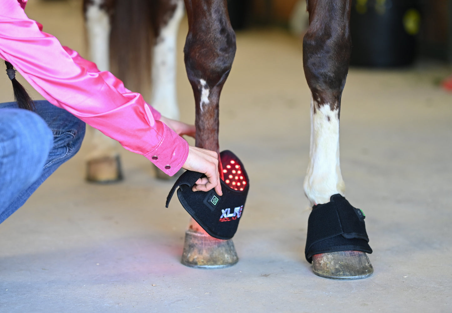 XLR8 Equine Redline Bell Boot - Pair