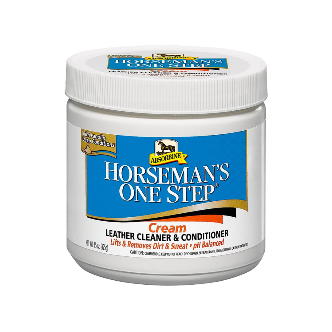 Absorbine Horseman’s One Step Cream Leather Cleaner & Conditioner - Corro