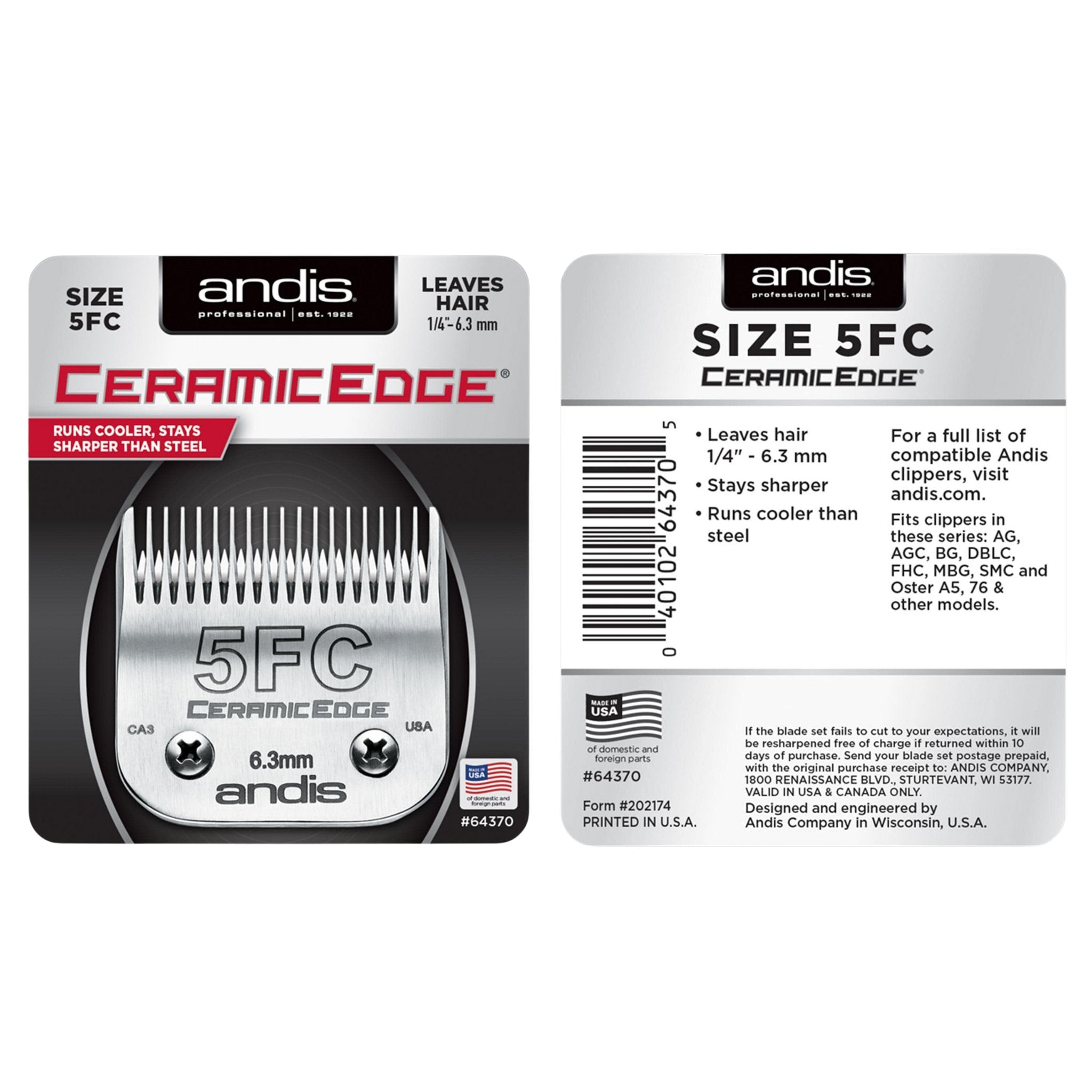 Andis CeramicEdge Detachable Blade - Corro