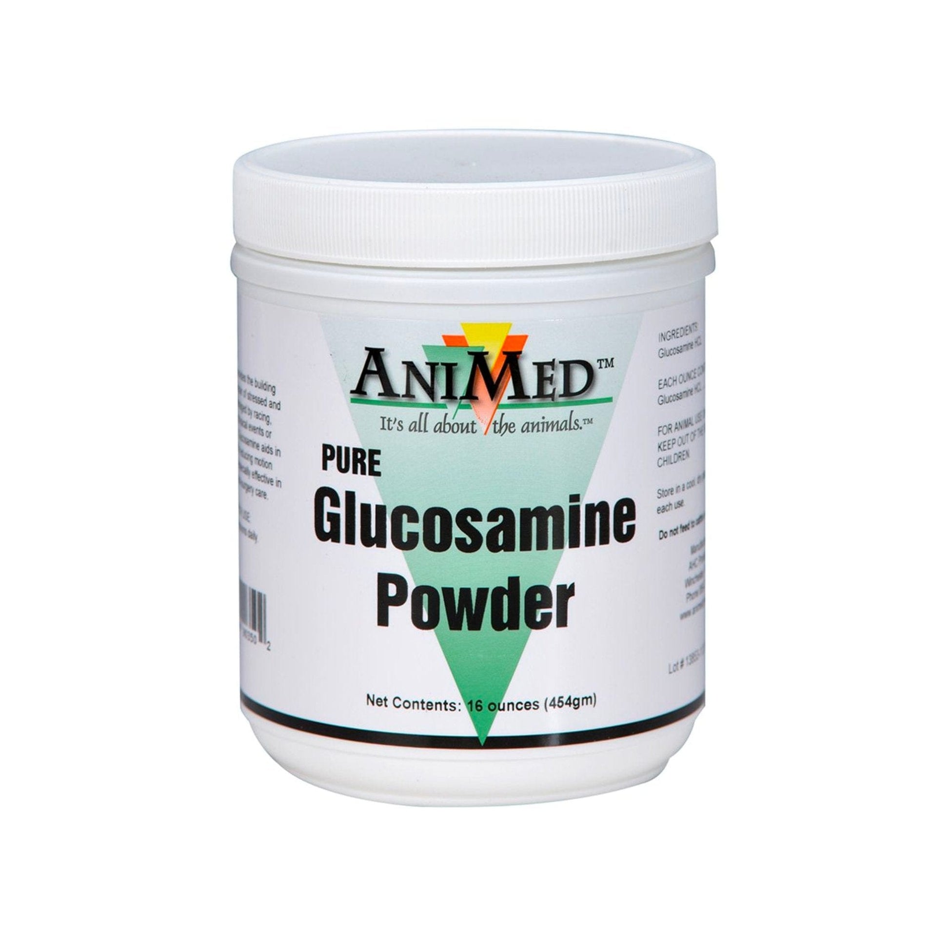 AniMed Pure Glucosamine Powdered Cartilage, Connective Tissue, and Joint Supplement - Corro