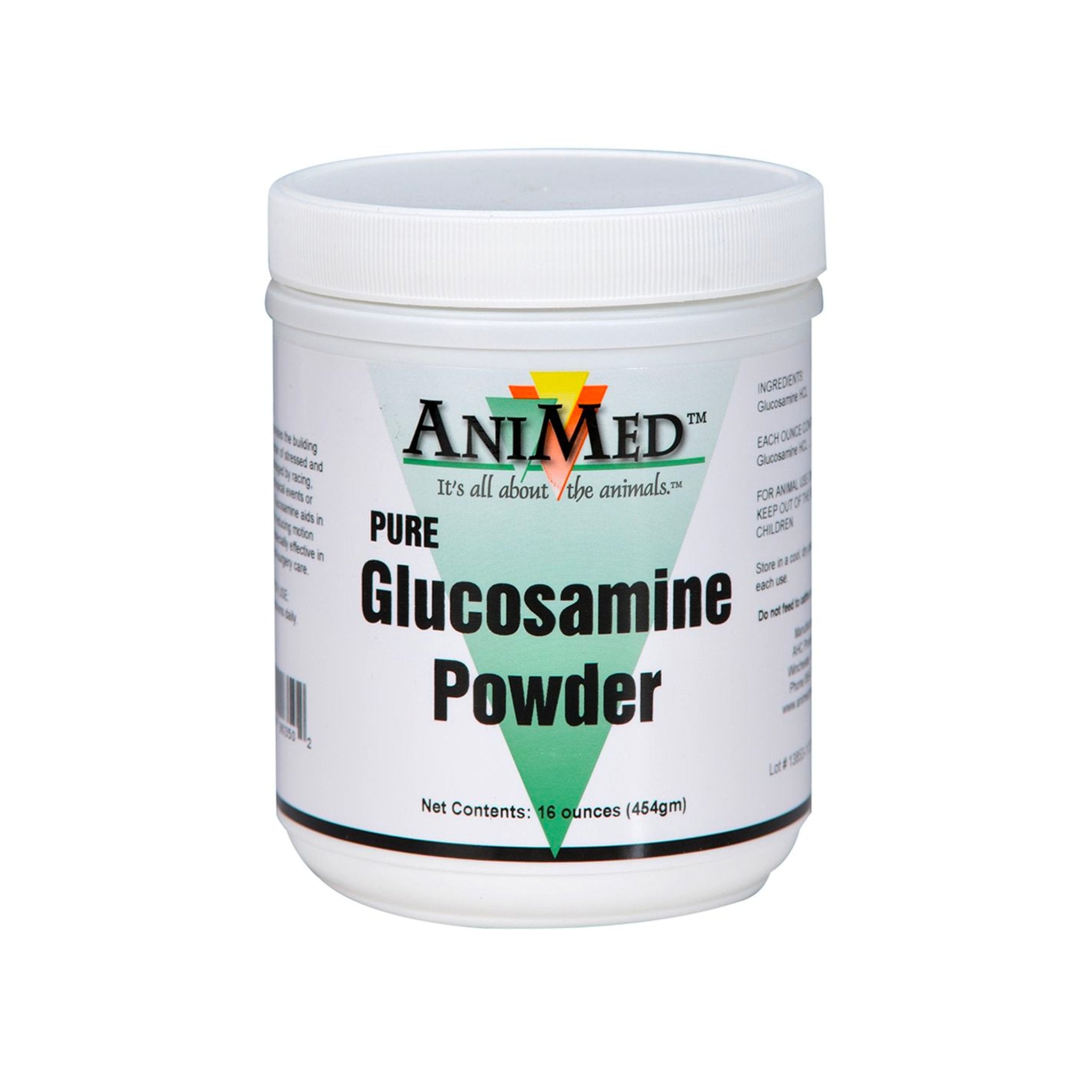 AniMed Pure Glucosamine Powdered Cartilage, Connective Tissue, and Joint Supplement - Corro