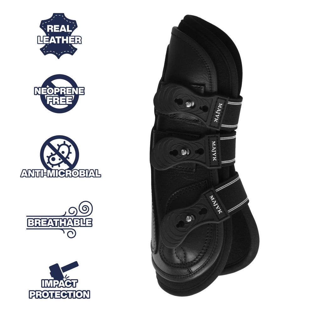 Majyk Equipe Boyd Martin Leather Tendon Boot with Removable Impact Liner