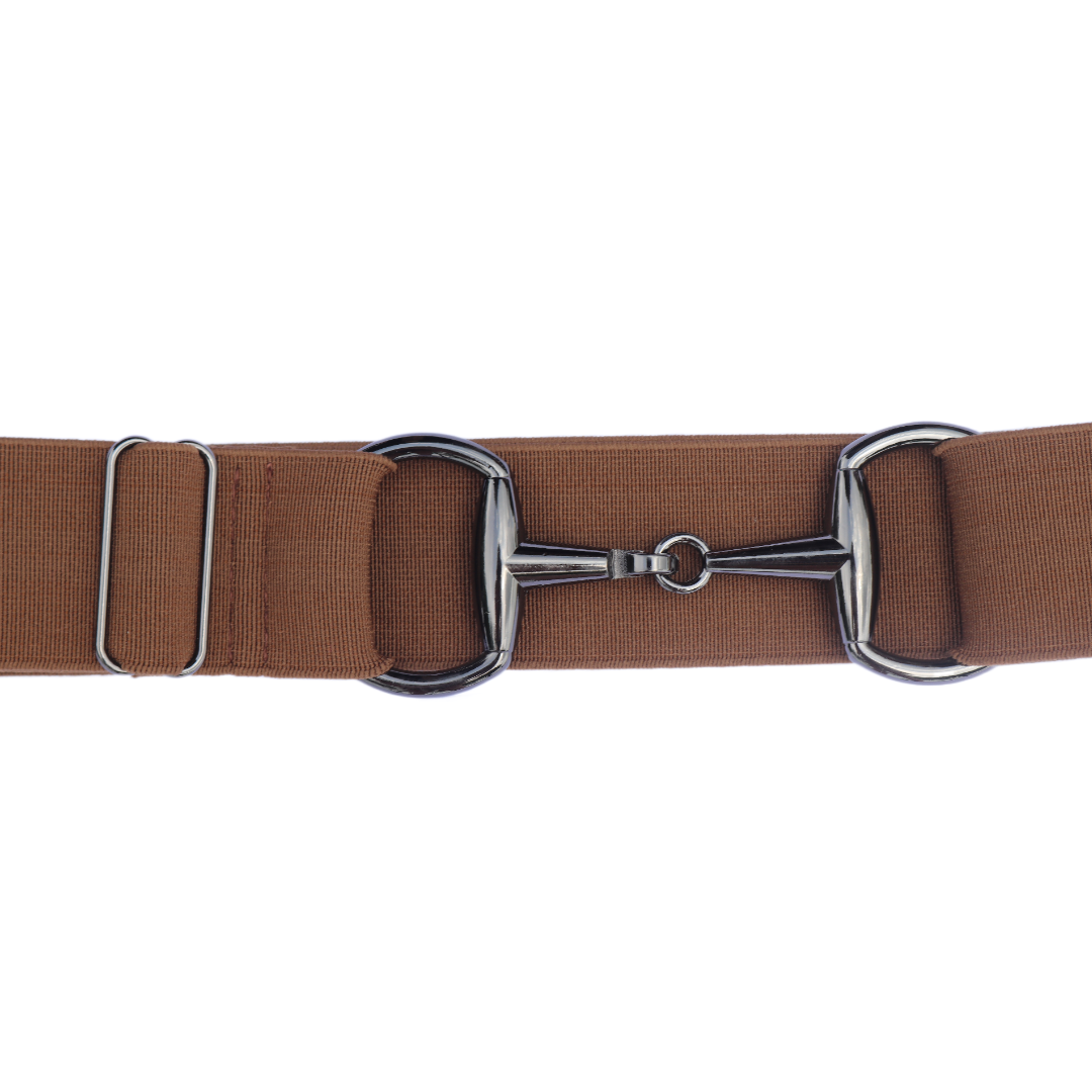 Divine Equestrian Snaffle Comfort Fit Belt - Brown