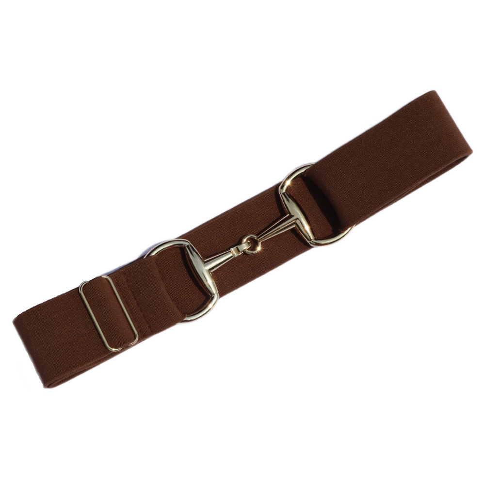 Divine Equestrian Snaffle Comfort Fit Belt - Brown