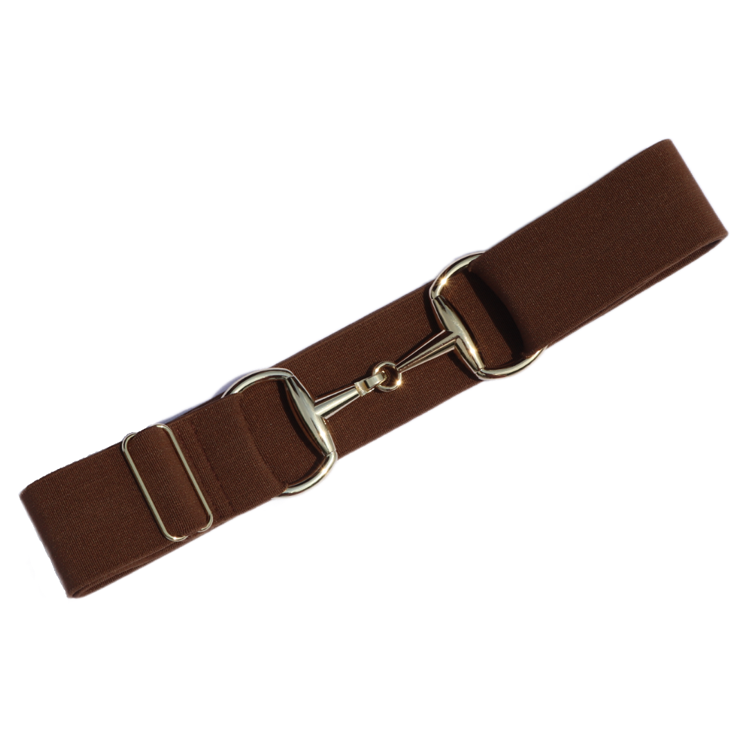 Divine Equestrian Snaffle Comfort Fit Belt - Brown