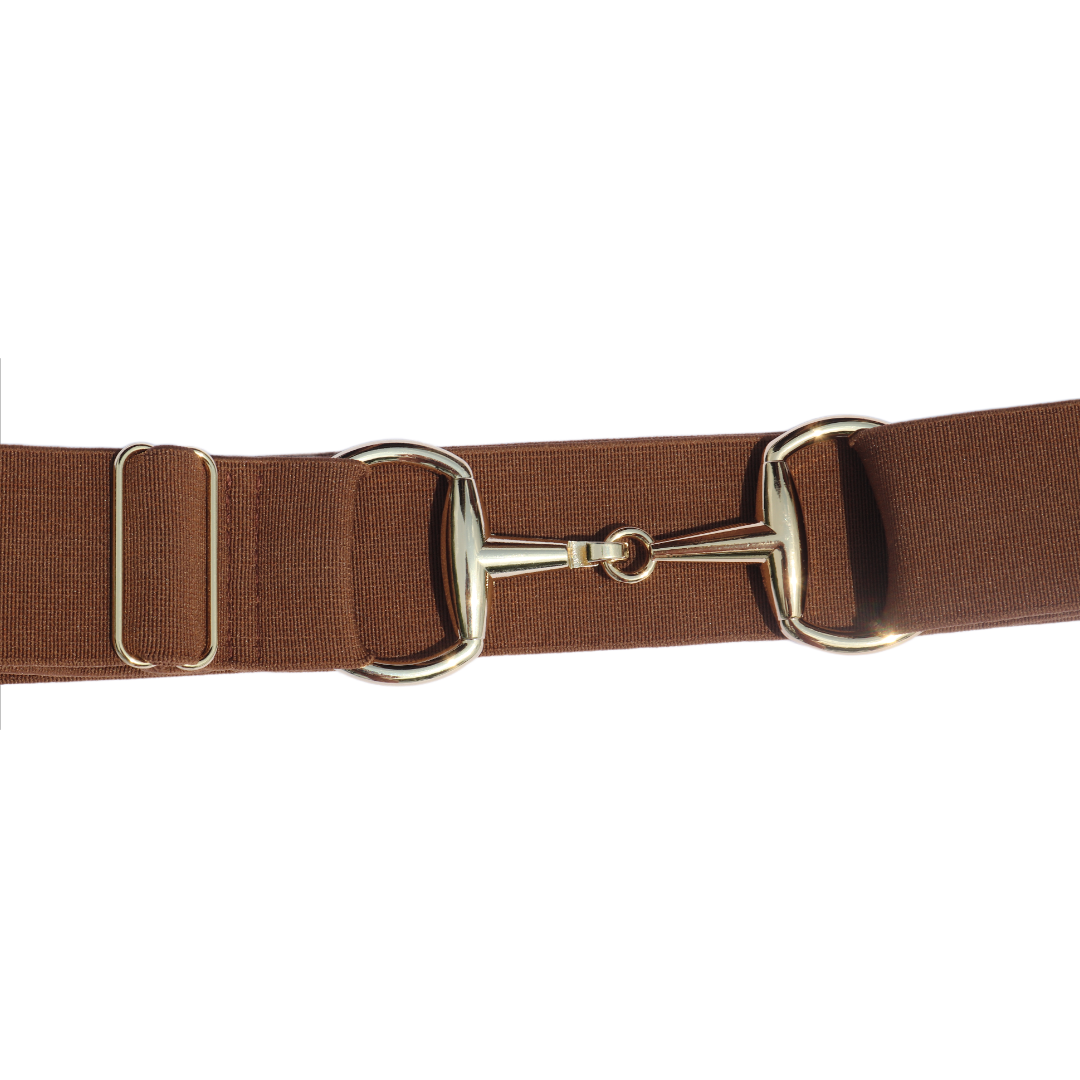 Divine Equestrian Snaffle Comfort Fit Belt - Brown