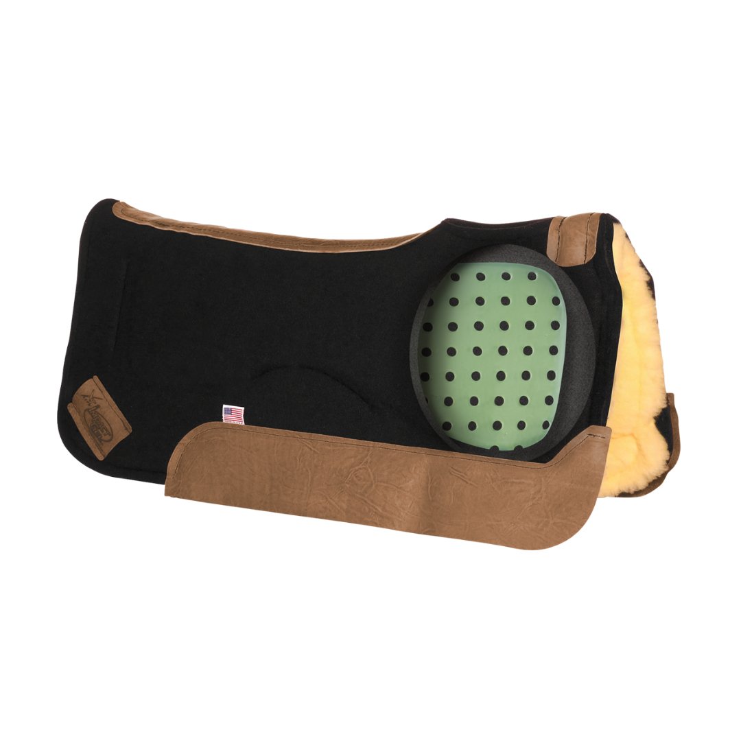 Contour Saddle Pad - XT Lite - Fleece Bottom - Corro