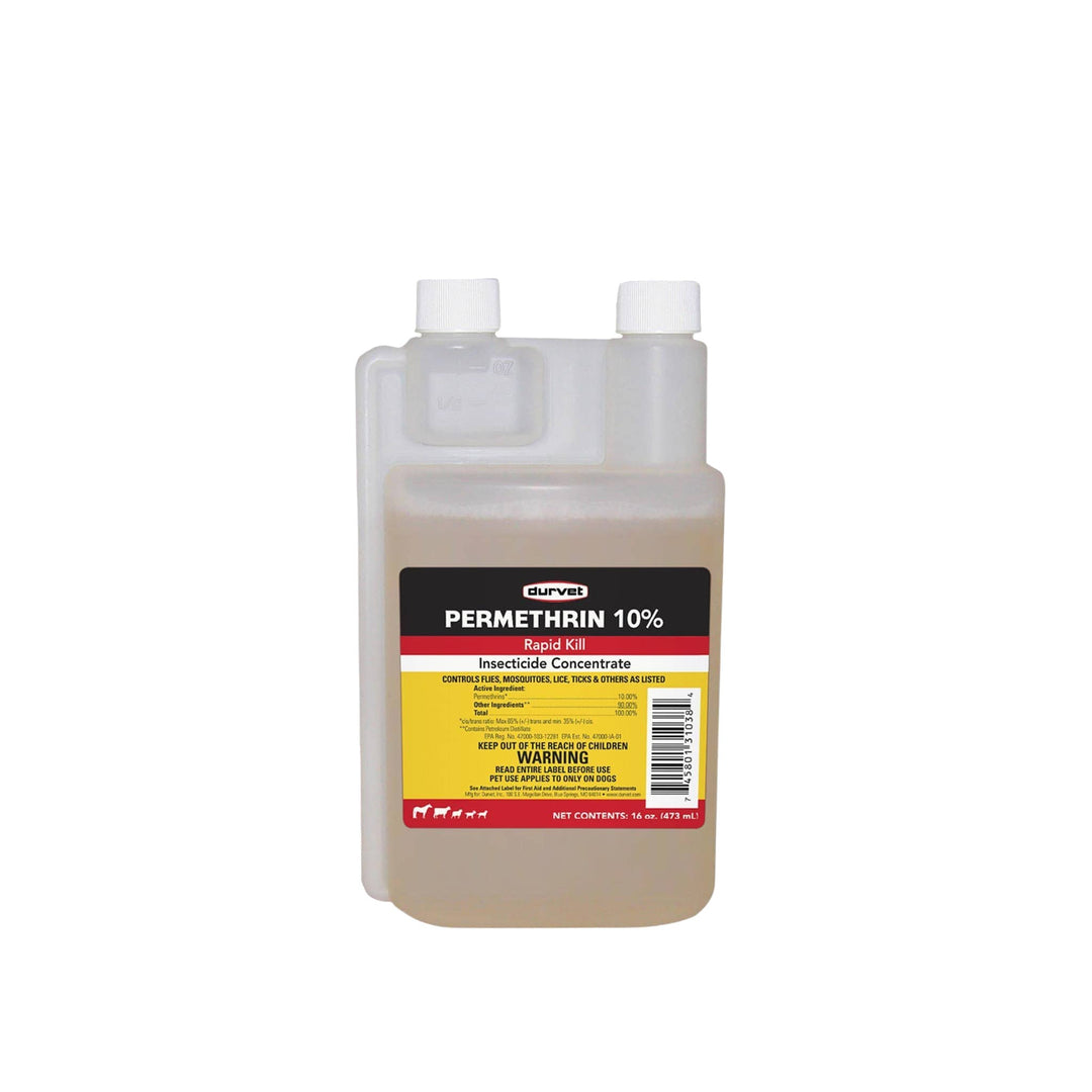 Durvet Permethrin 10% Rapid Kill Insecticide Concentrate - Corro