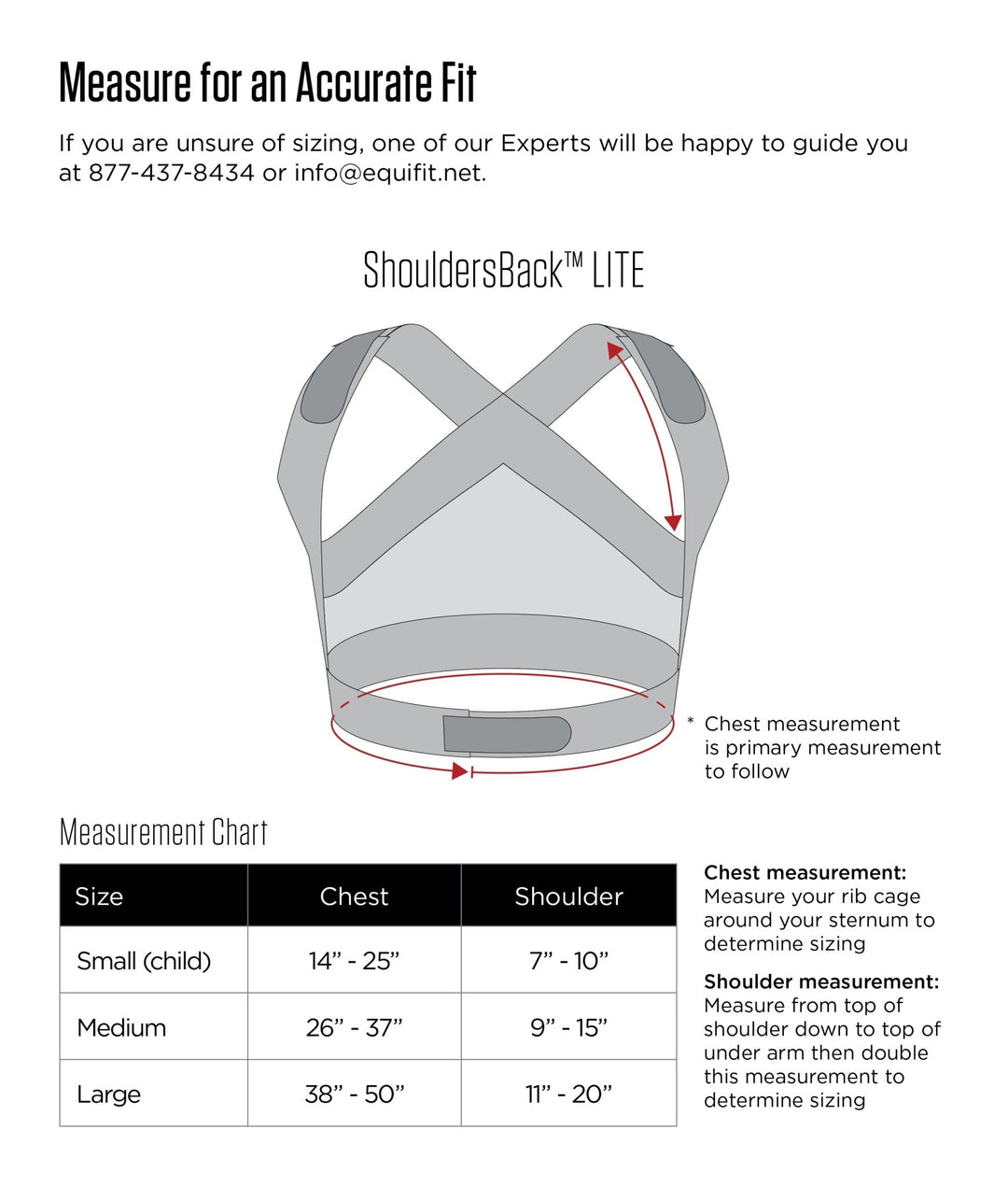 EquiFit Shoulders Back Lite - Corro