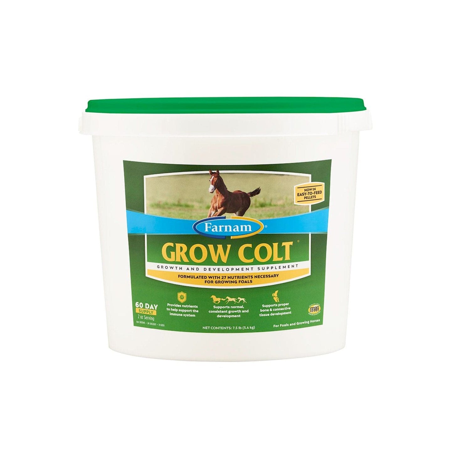 Farnam Grow Colt Growth and Development Pelleted Supplement - Corro
