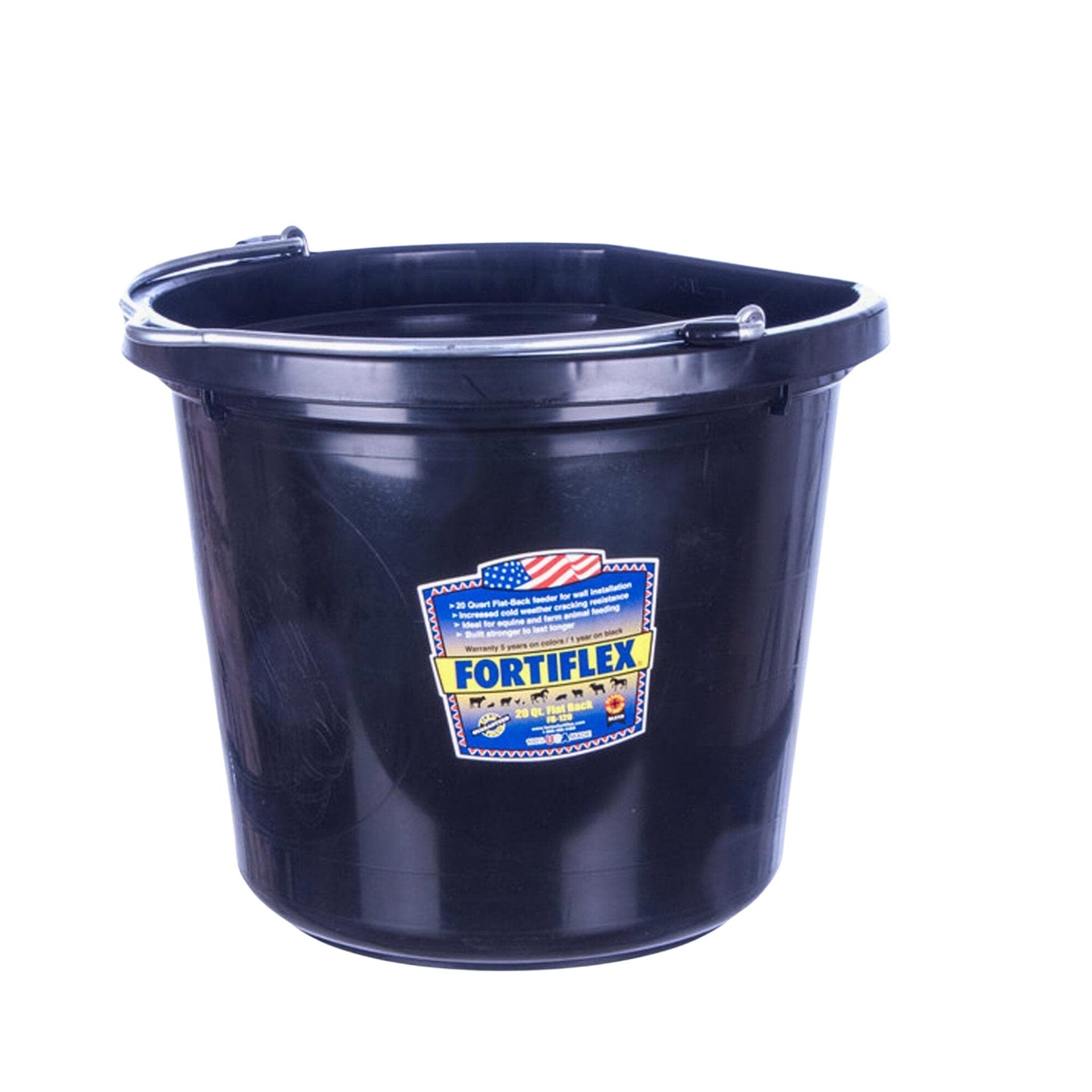 Fortiflex 20 Quart Flat Back Bucket | Corro