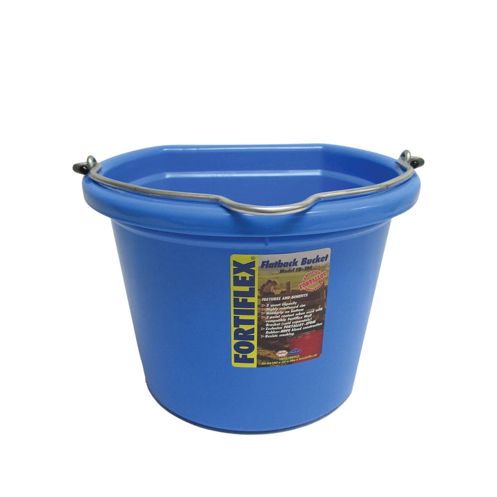 Fortiflex 8 Quart Flat Back Bucket - Corro