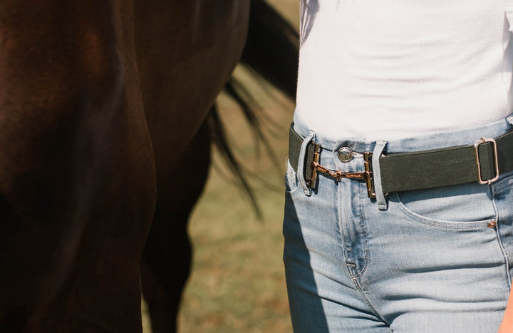 Free Ride Equestrian D - Ring Bit Belt - Corro