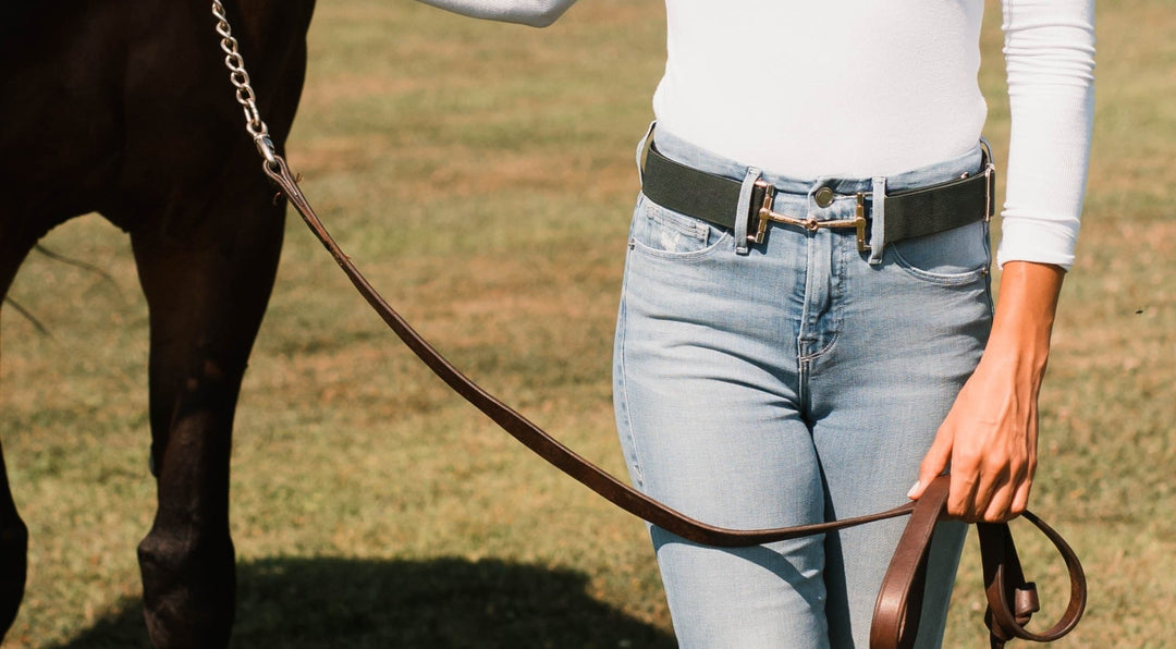 Free Ride Equestrian D - Ring Bit Belt - Corro