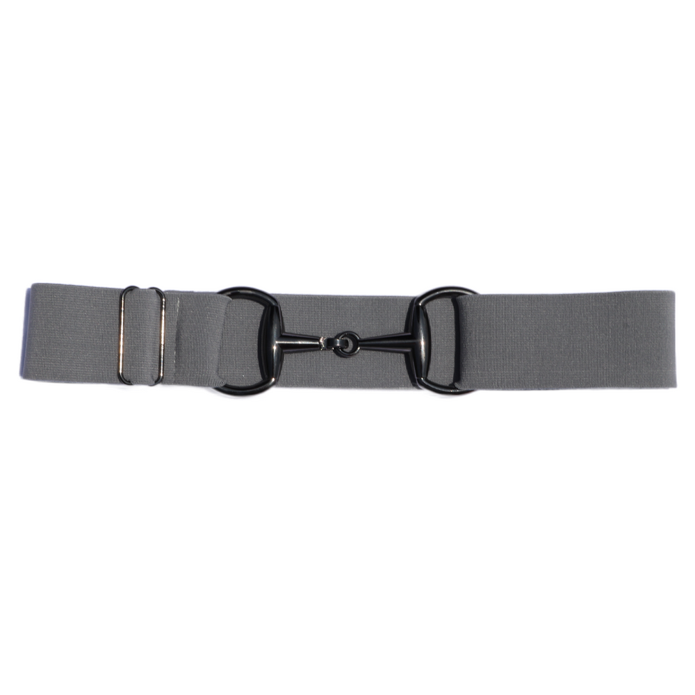 Divine Equestrian Snaffle Comfort Fit Belt - Gray