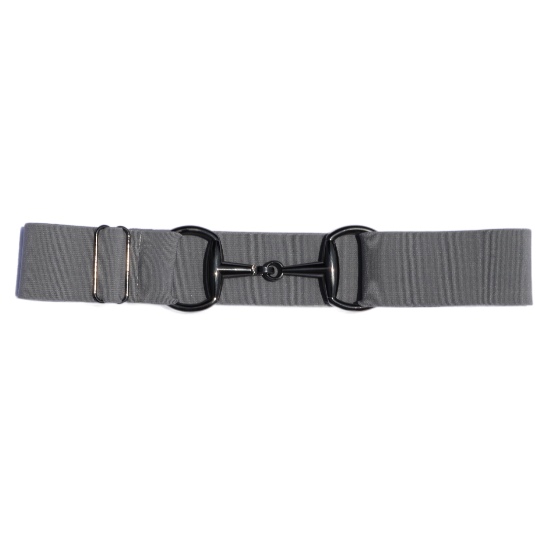 Divine Equestrian Snaffle Comfort Fit Belt - Gray