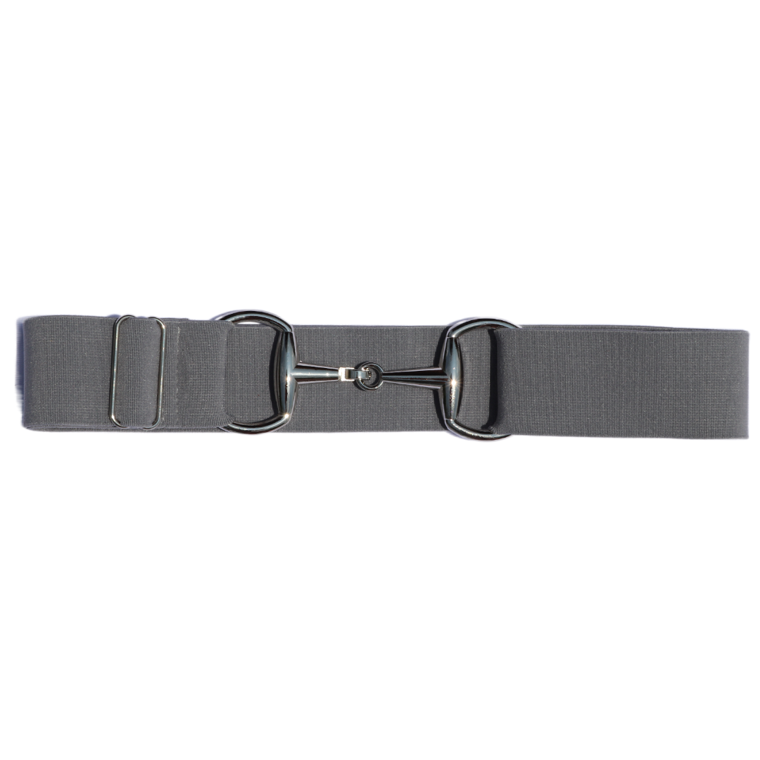 Divine Equestrian Snaffle Comfort Fit Belt - Gray