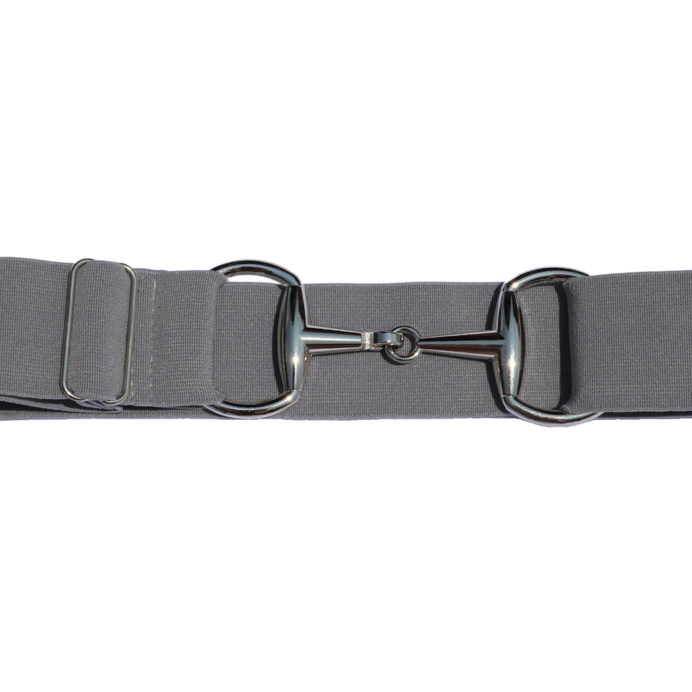 Divine Equestrian Snaffle Comfort Fit Belt - Gray