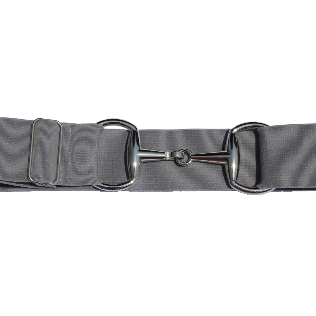 Divine Equestrian Snaffle Comfort Fit Belt - Gray