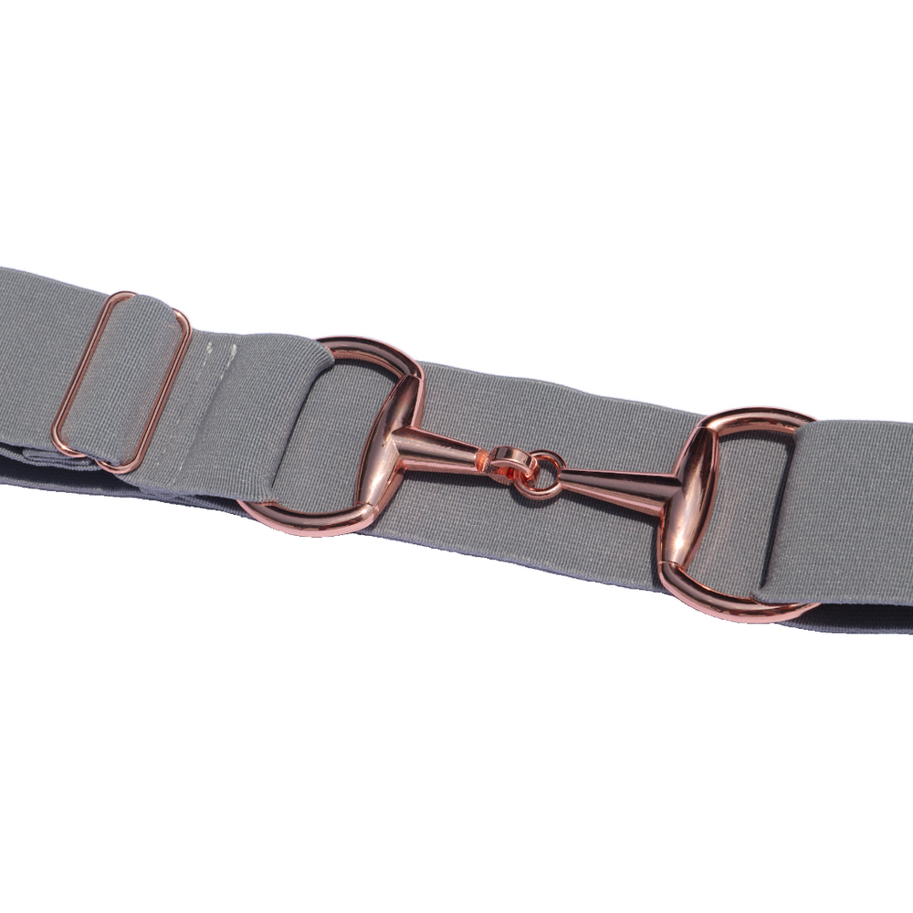 Divine Equestrian Snaffle Comfort Fit Belt - Gray