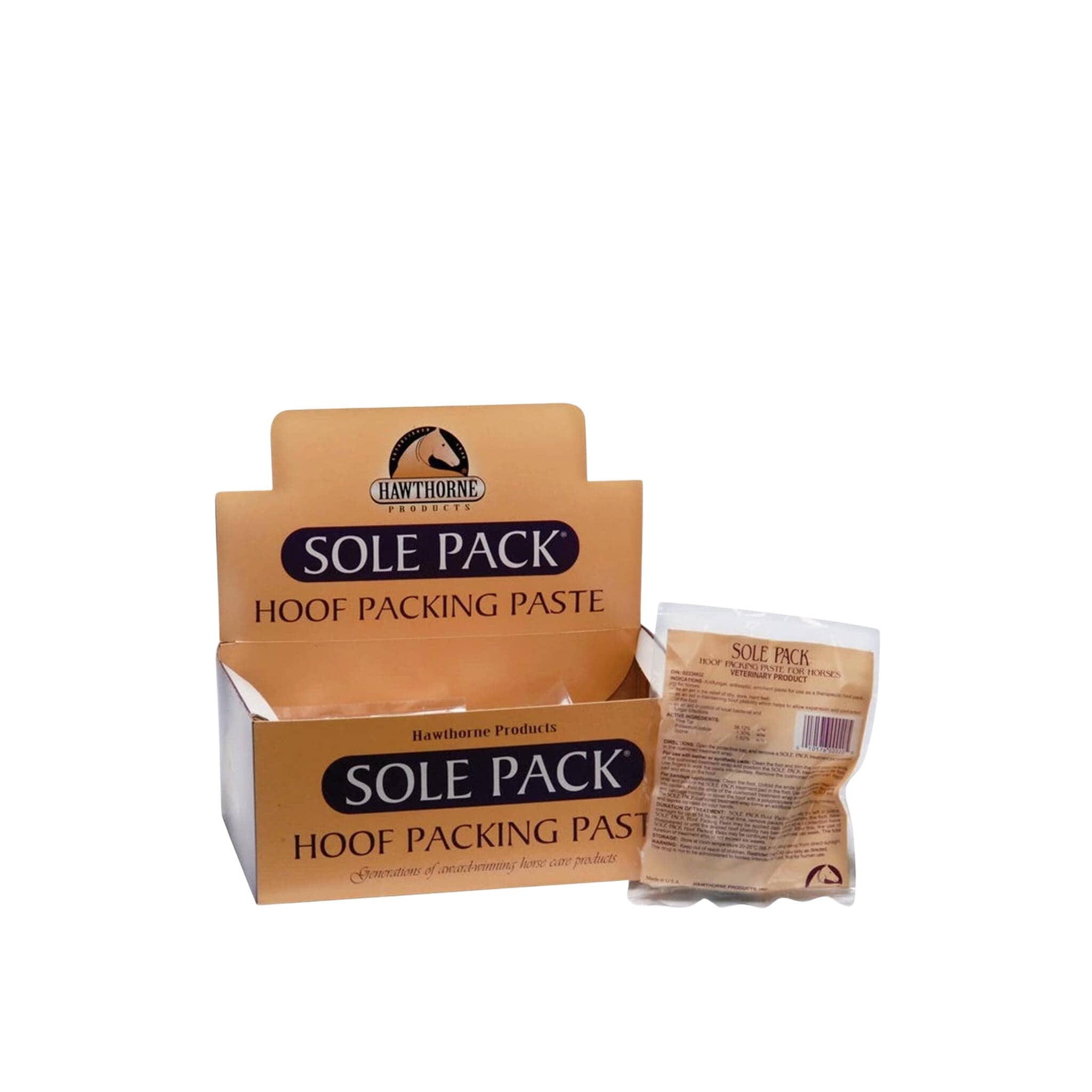 Hawthorne Products Sole Pack Medicated Hoof Packing Paddies - Corro