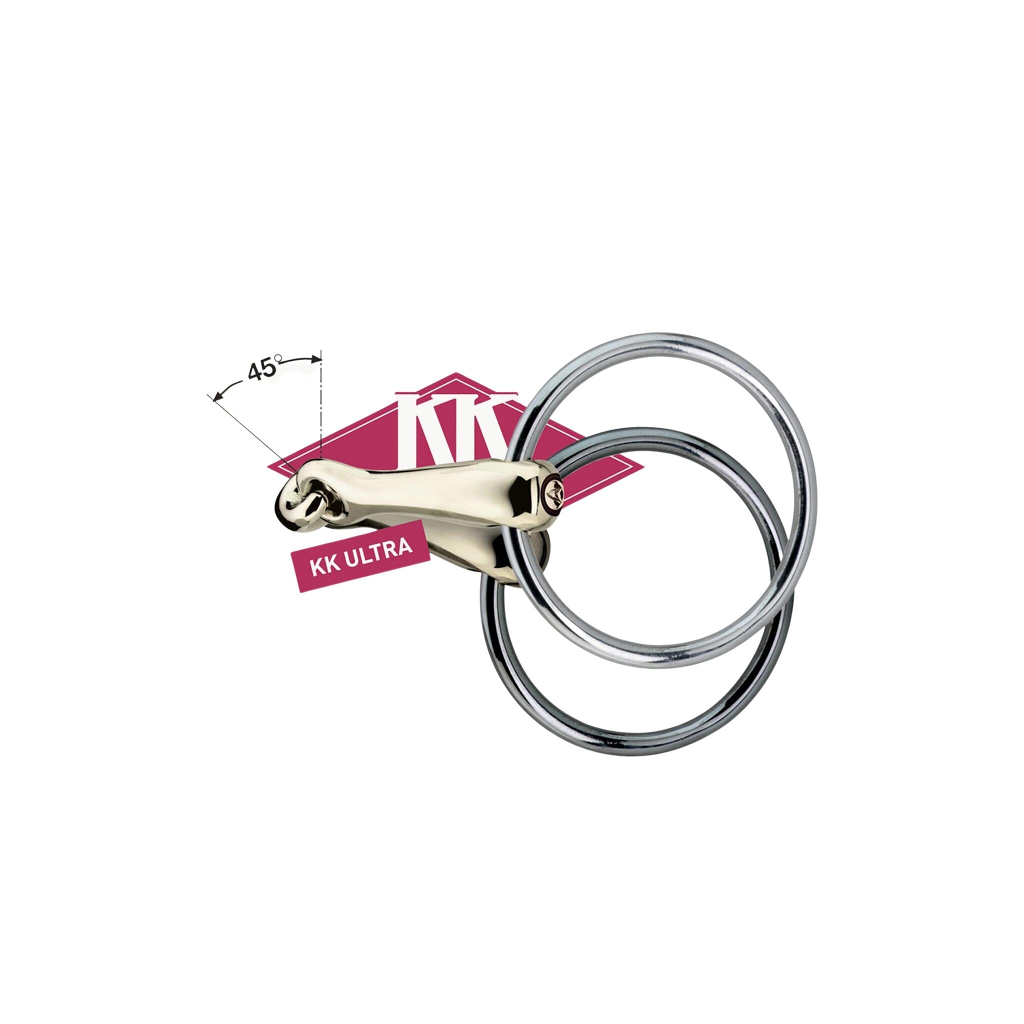 Herm Sprenger KK ULTRA Bradoon 12 mm Double - Jointed - Corro