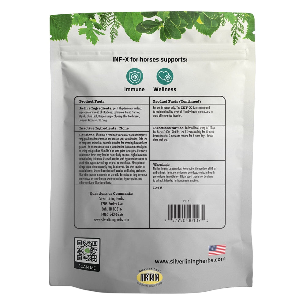 Silver Lining Herbs INF-X for Horses