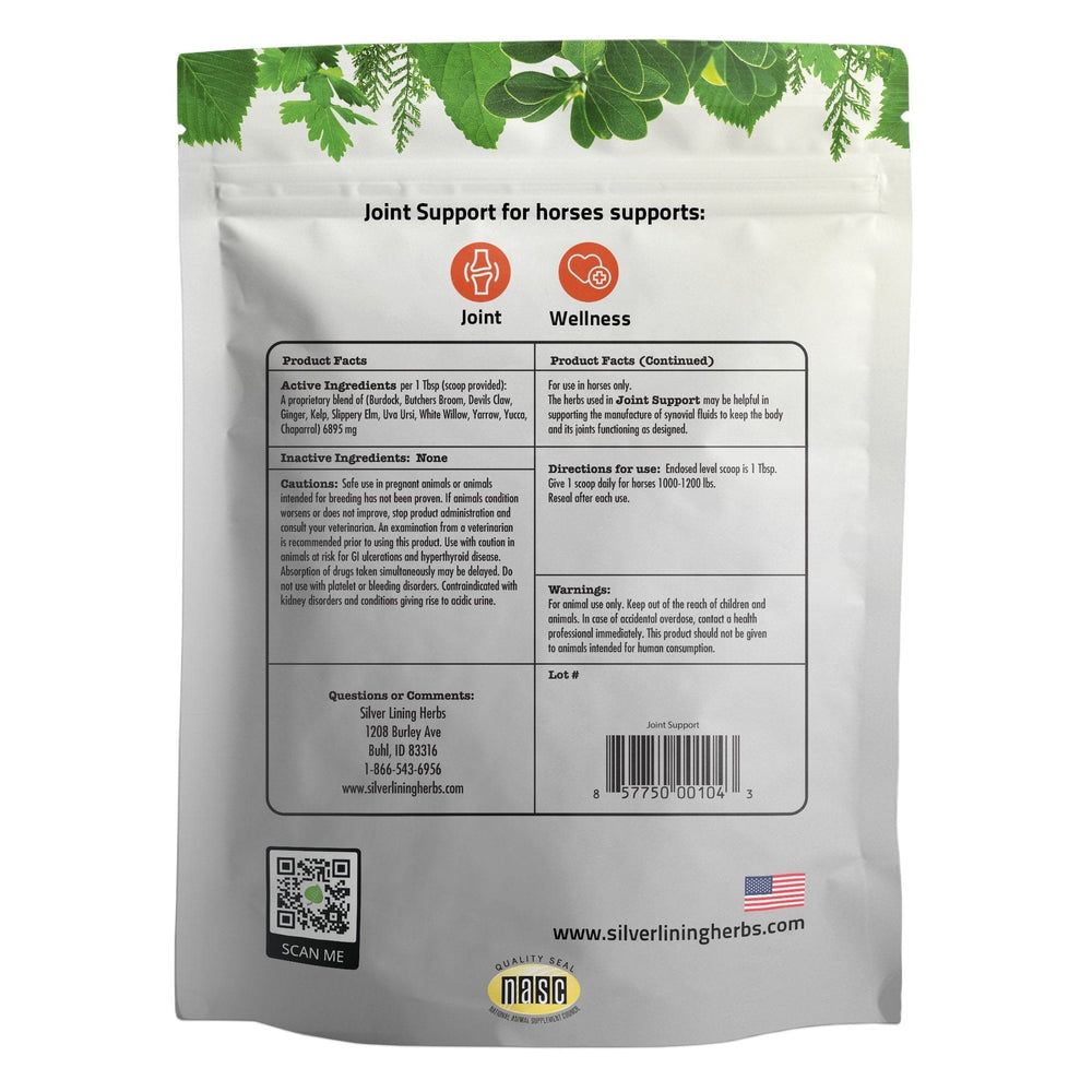 Silver Lining Herbs Joint Support for Horses