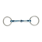 JP Korsteel Blue Steel Jointed Loose Ring Snaffle Bit - Corro