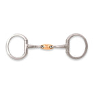 JP Korsteel Stainless Steel Copper Oval Link Eggbutt Snaffle Bit - Corro