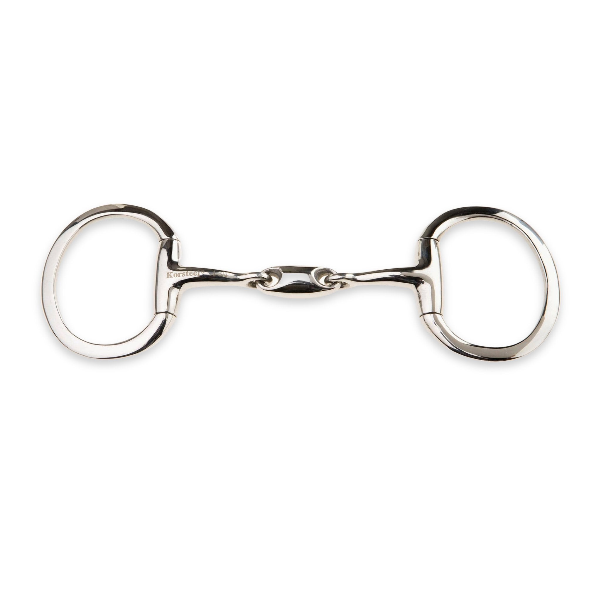 JP Korsteel Stainless Steel Oval Link Eggbutt Snaffle Bit - Corro