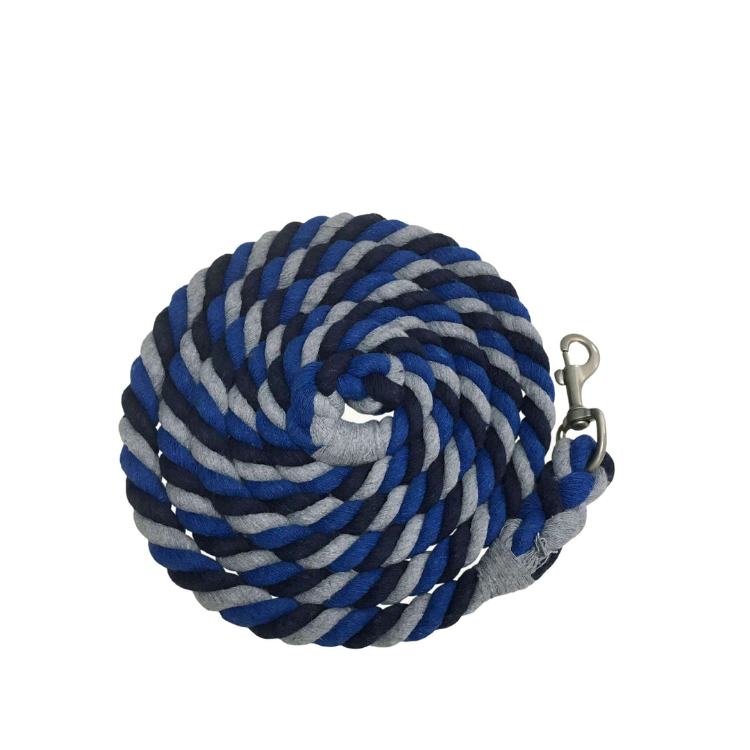 Kensington 10 - Foot Cotton Tri - Color Lead Rope - Corro