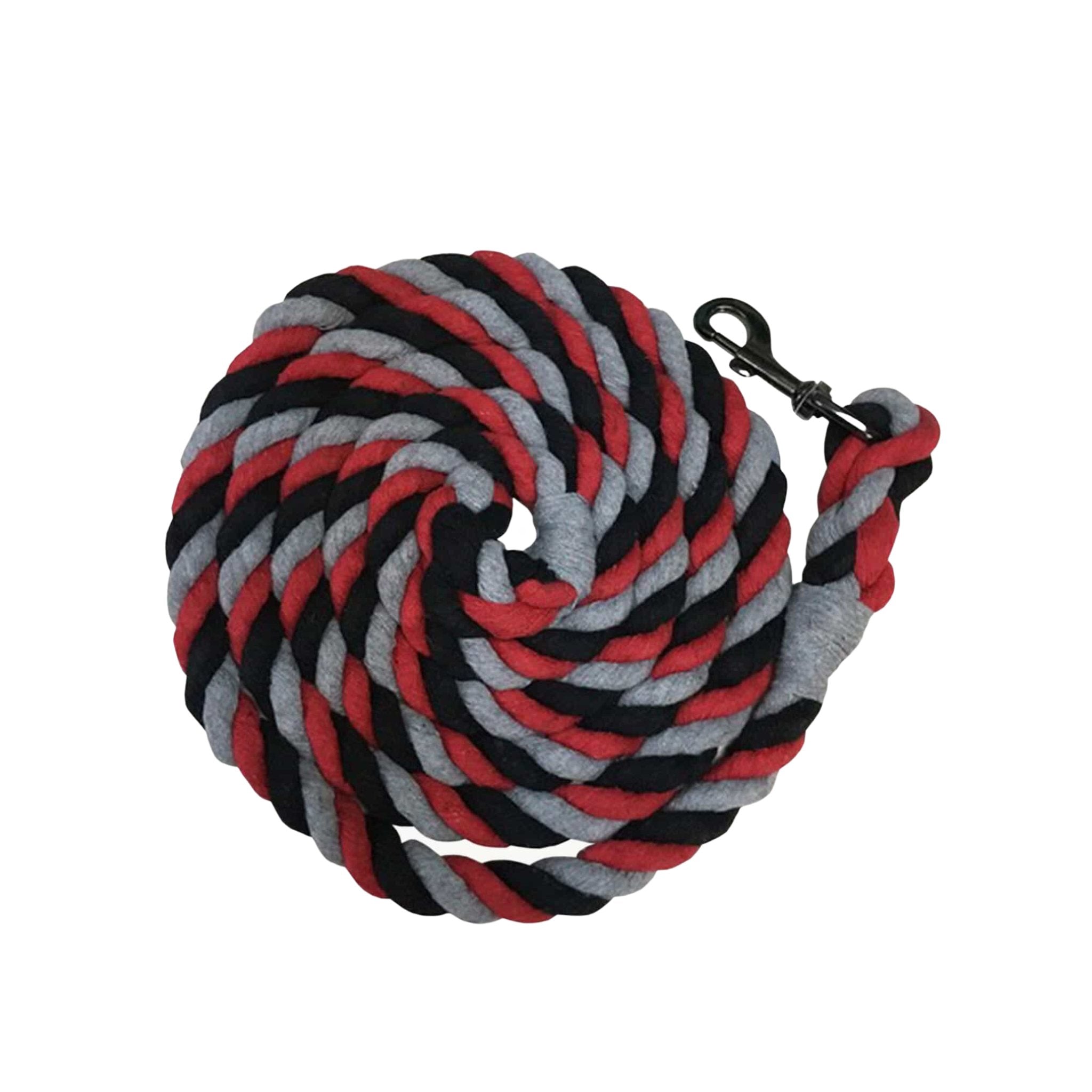 Kensington 10 - Foot Cotton Tri - Color Lead Rope - Corro