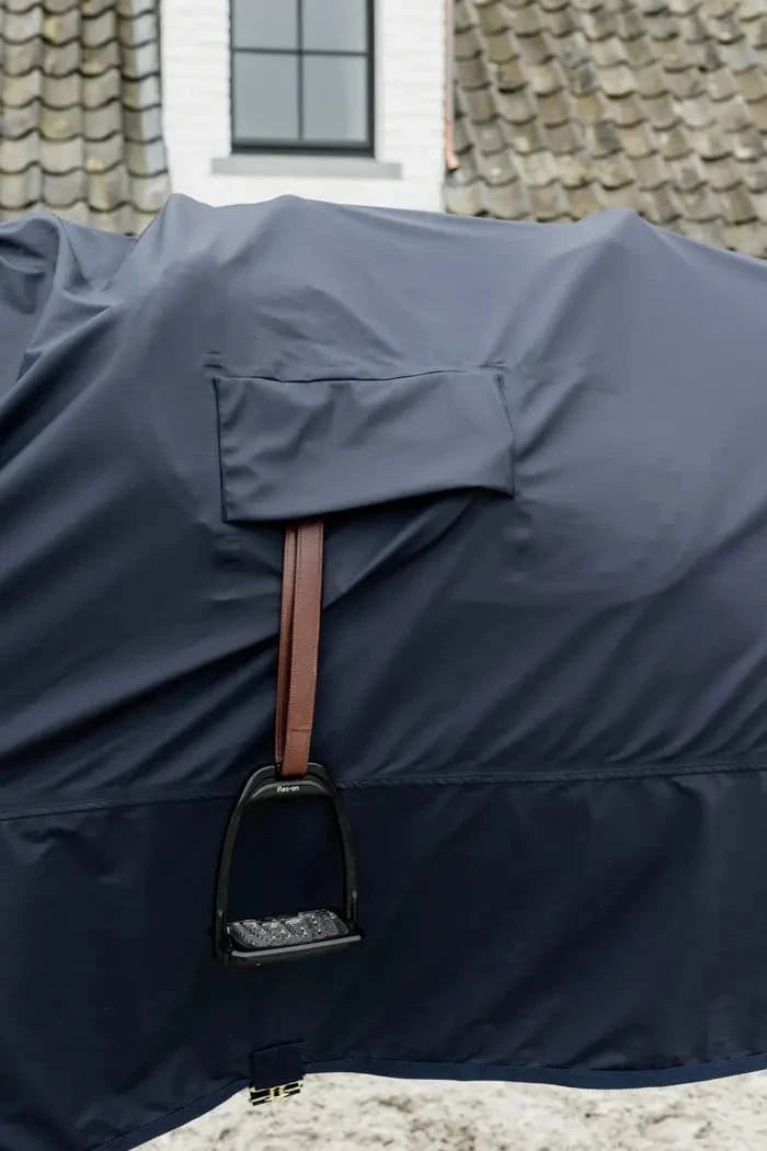 Kentucky Horseware Horse Raincoat Hurricane with stirrup holes - Corro