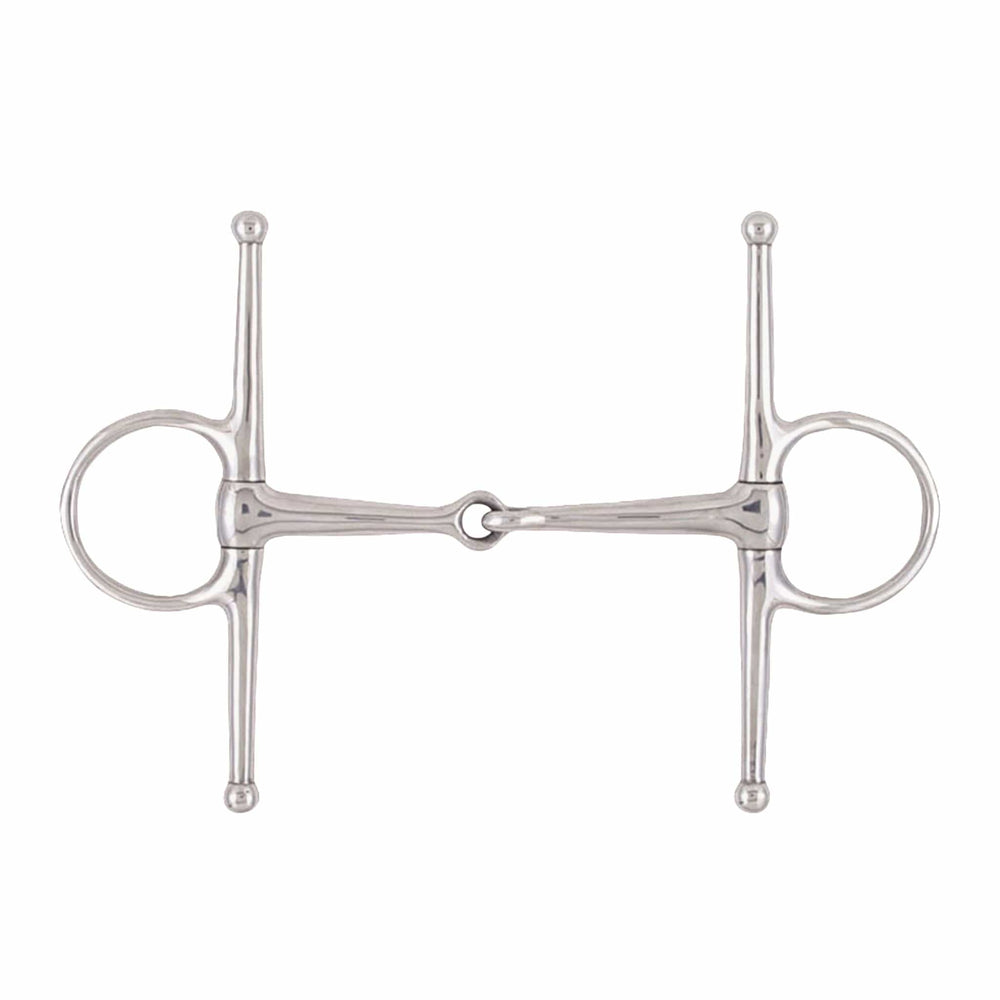 Korsteel Stainless Steel Full Cheek Snaffle Bit - Corro