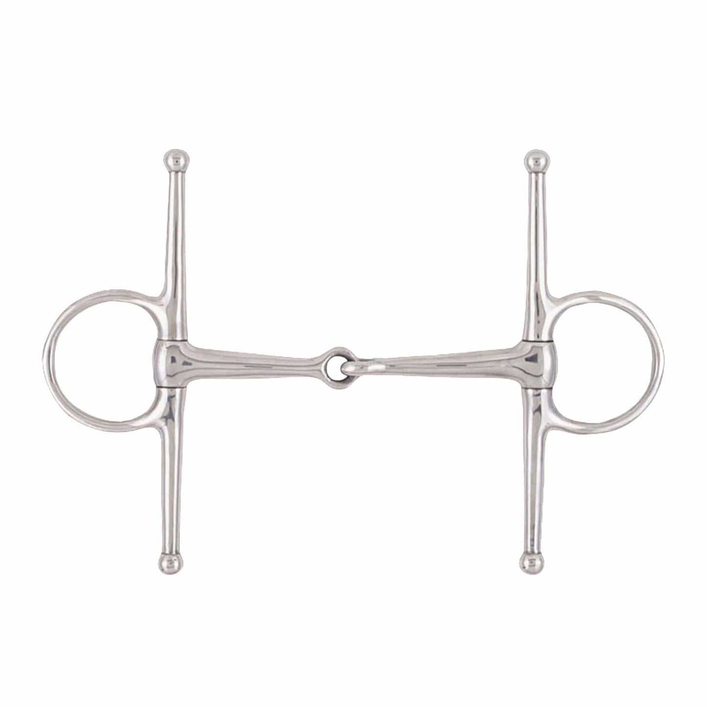 Korsteel Stainless Steel Full Cheek Snaffle Bit - Corro