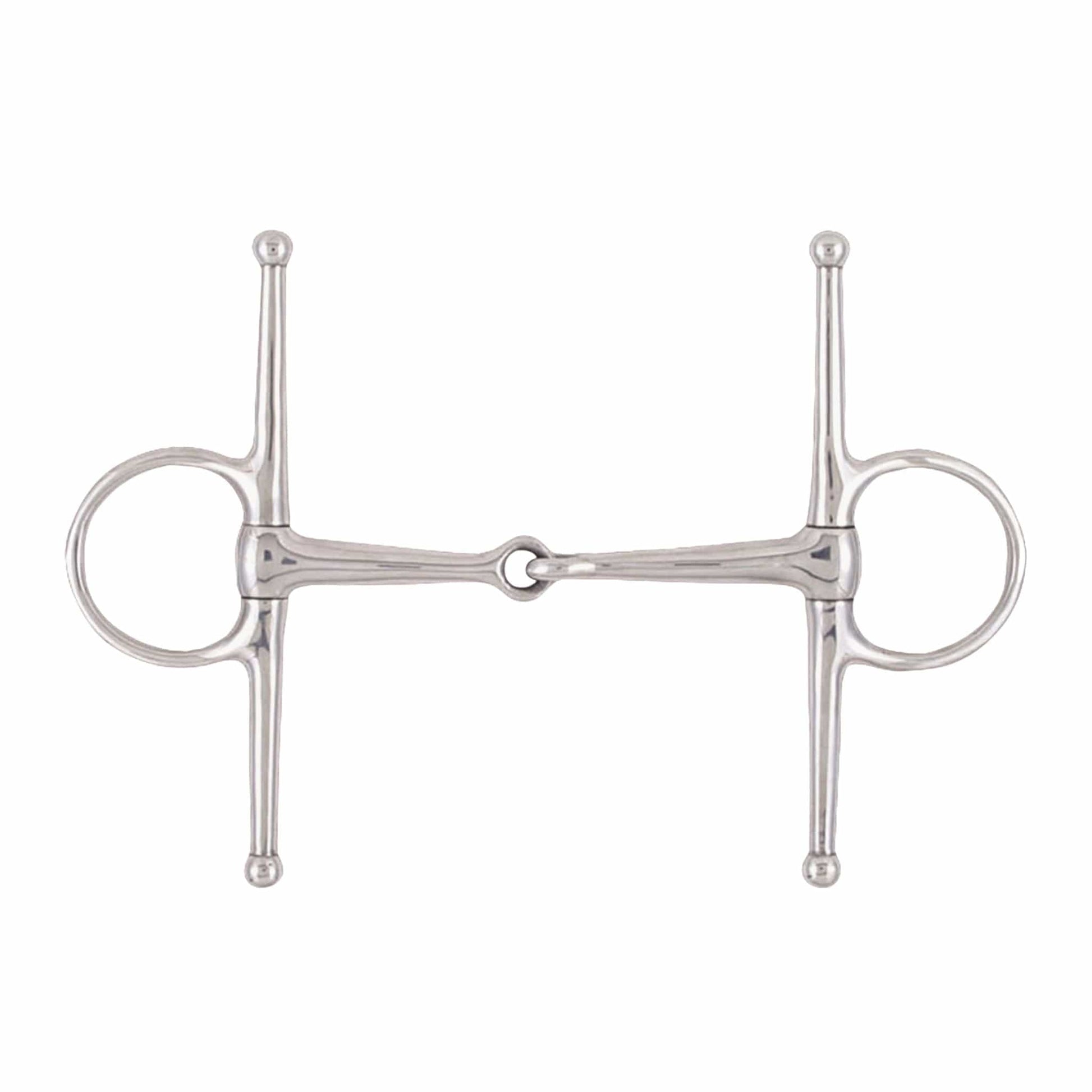 Korsteel Stainless Steel Full Cheek Snaffle Bit - Corro
