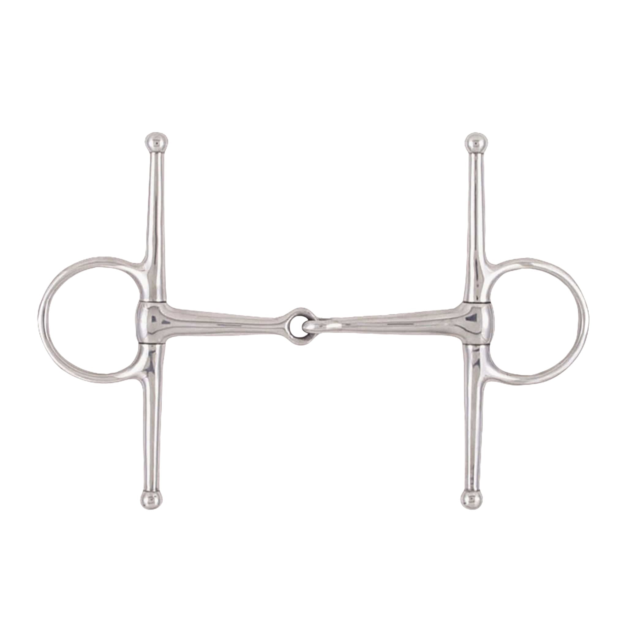 Korsteel Stainless Steel Full Cheek Snaffle Bit - Corro