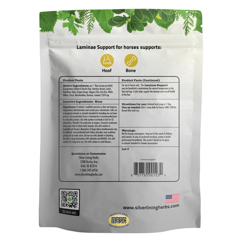 Silver Lining Herbs Laminae Support for Horses