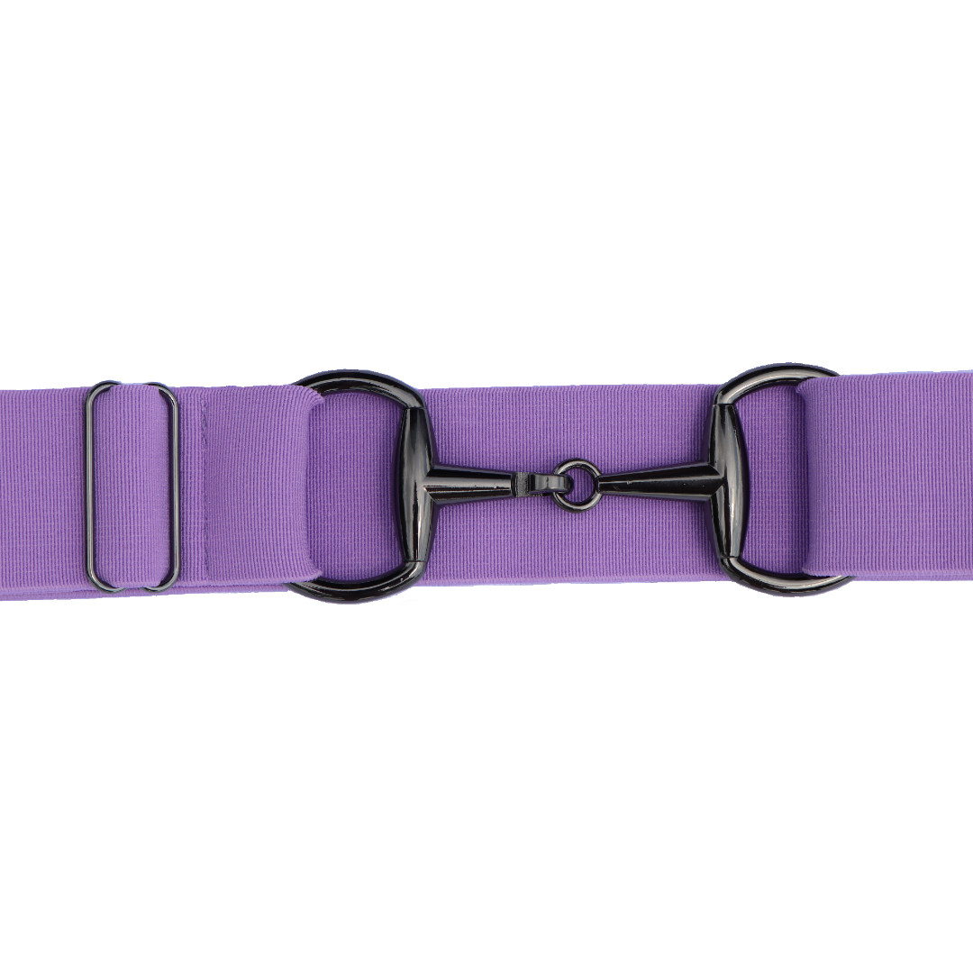 Divine Equestrian Snaffle Comfort Fit Belt - Lavender