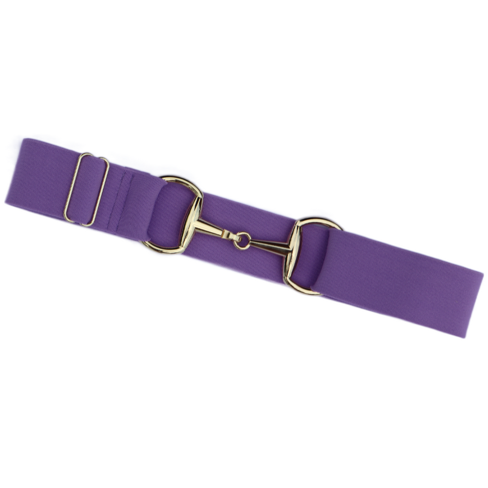Divine Equestrian Snaffle Comfort Fit Belt - Lavender