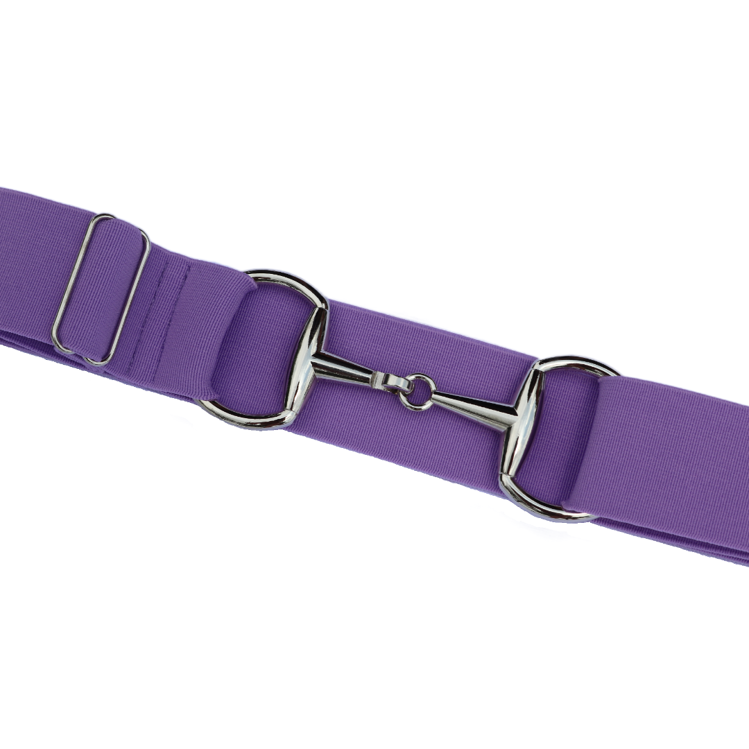 Divine Equestrian Snaffle Comfort Fit Belt - Lavender