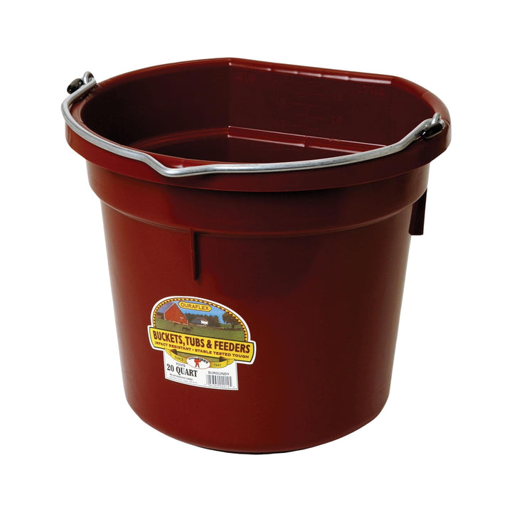 Little Giant Plastic 20 Quart Flat Back Bucket - Corro