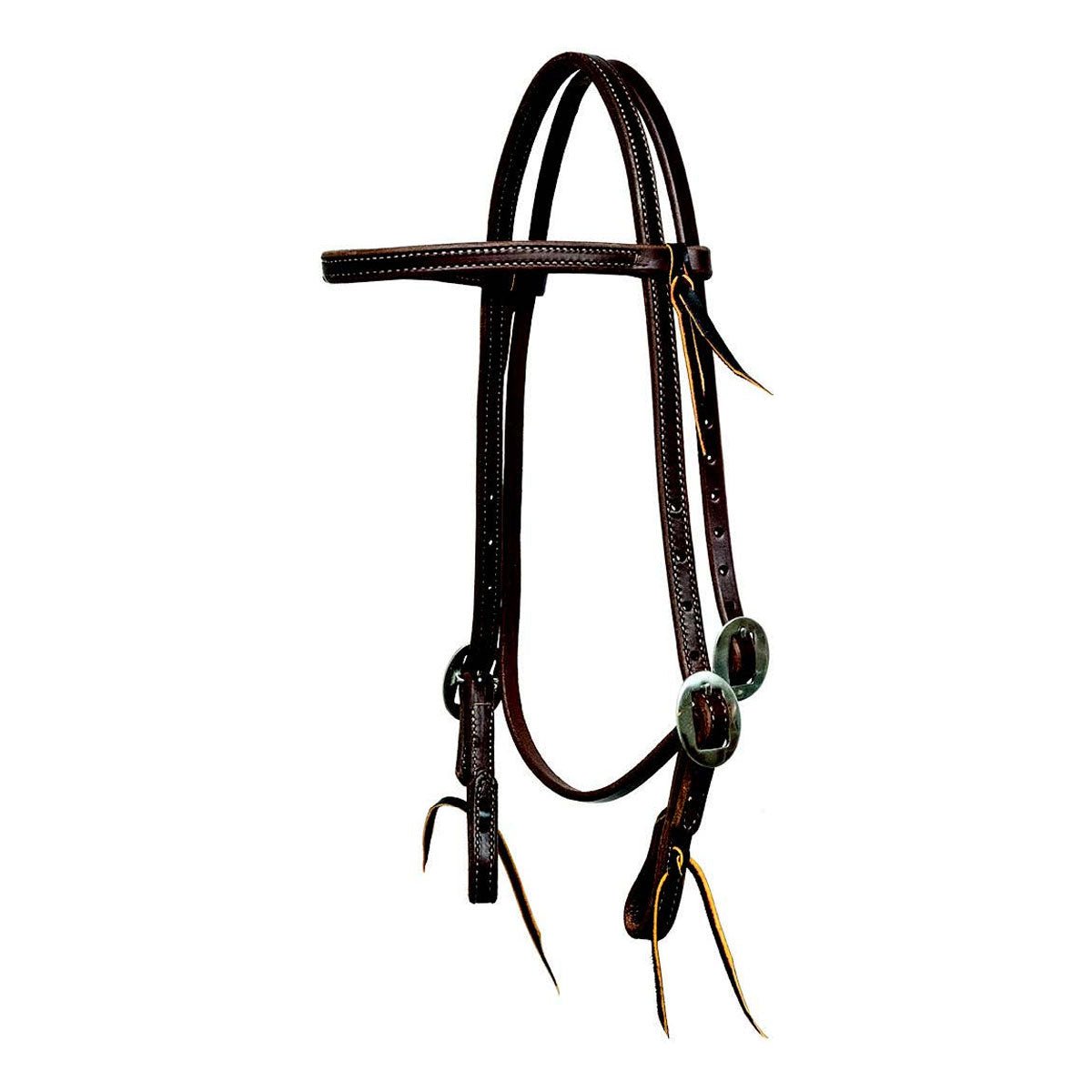 Mustang Browband Headstall with Tie Ends - Corro