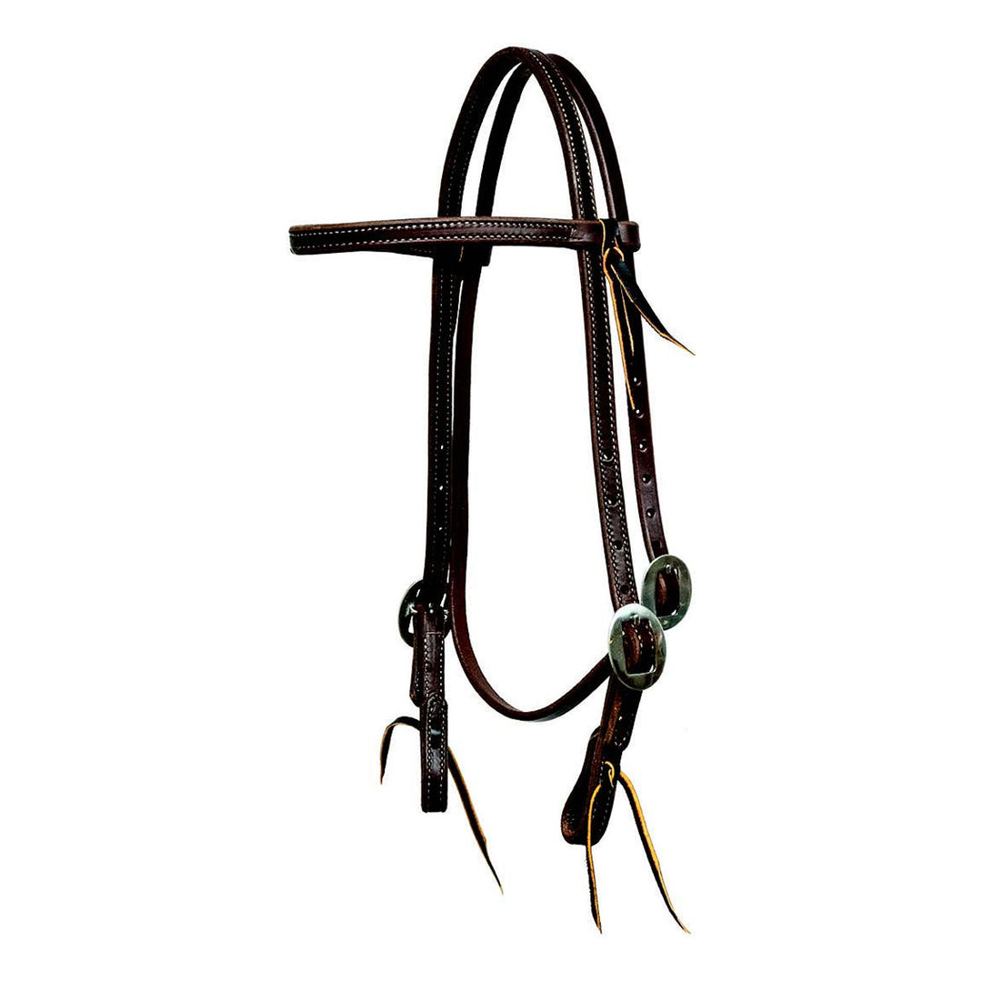 Mustang Browband Headstall with Tie Ends