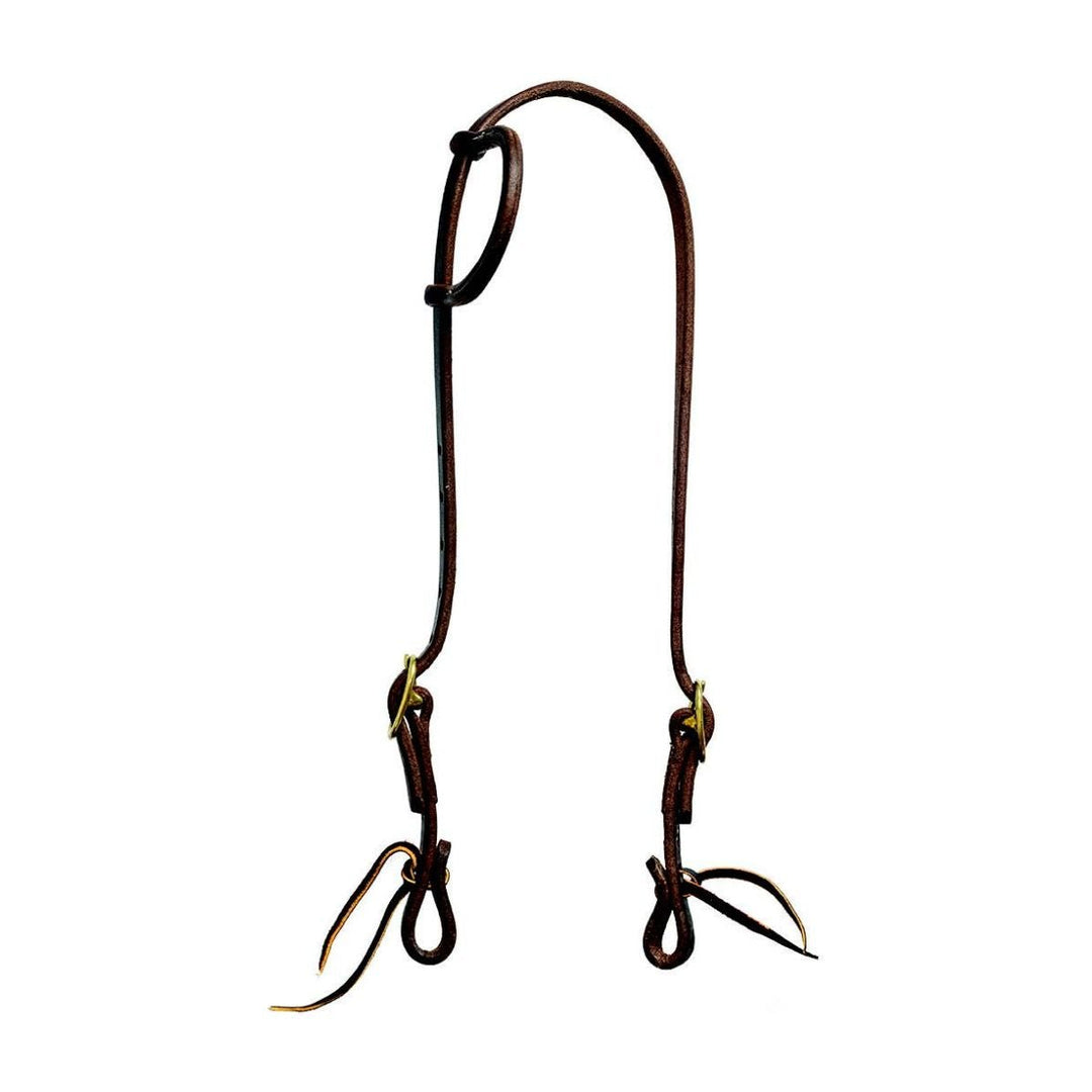 Mustang Slip Ear Headstall with Tie Ends - Corro