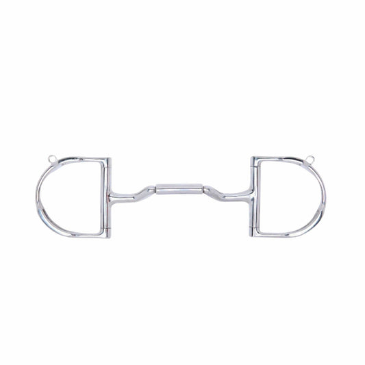 Myler 3 3/8" Medium Dee with Hooks and Forward Tilted Port (MB 36, Level 2 - 3) - Corro